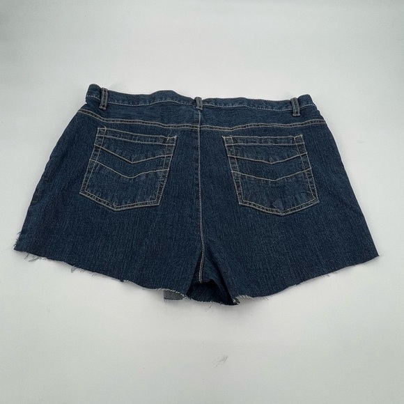 Christopher & Banks Stretch Cut Off Denim Jean Shorts Size 12 Short Women's - Picture 3 of 5